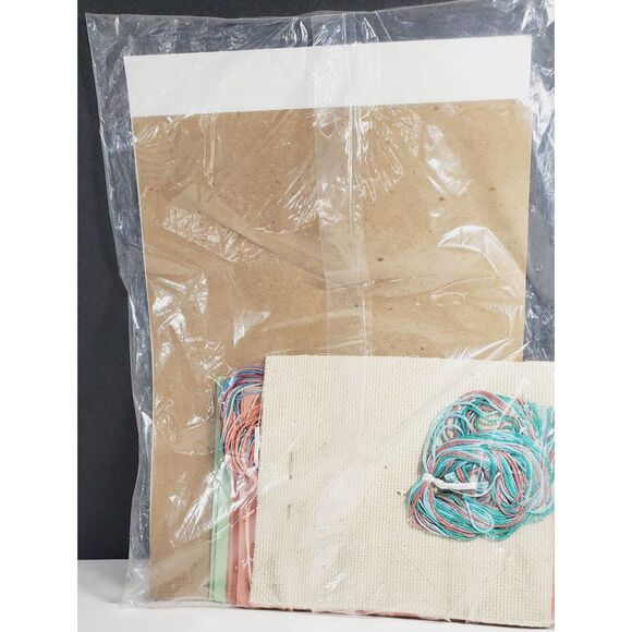 New Vtg Current Hearts Counted Cross Stitch Note Card Kit Set Of 4 5 X 7 1986 - Picture 2 of 6